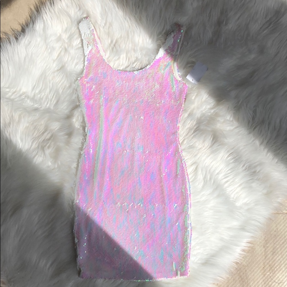Sequin mini dress
